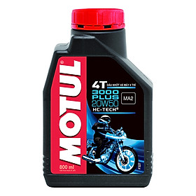 Hình ảnh Review Nhớt Xe Số Motul 3000 Plus 4t 20w50 20x0.8l