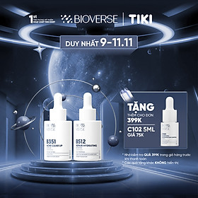 Bộ đôi phục hồi & sáng mịn da (B512 Repair Hydrating Booster + B351 Acne Clear up Serum)