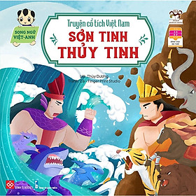 Hình ảnh Truyện Cổ Tích Việt Nam (Song Ngữ Việt - Anh) - Sơn Tinh - Thủy Tinh