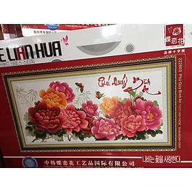 Mua Tranh thêu Phú Quý Bình An 222803-148x74cm (Chưa thêu)
