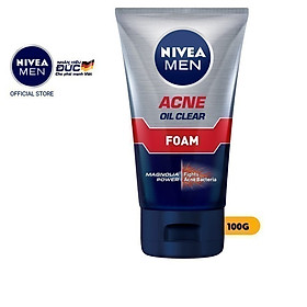 Sữa Rửa Mặt NIVEA MEN Acne Oil Clear (100 G)