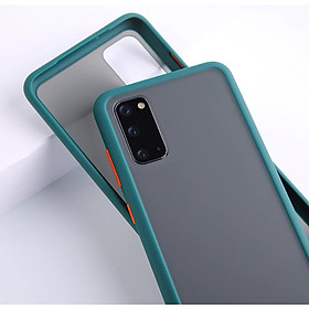 Ốp lưng trong nhám viền màu chống sốc cho SamSung Galaxy A51