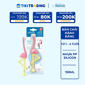 Bàn chải đánh răng cho bé hình hồng hạc Dr.Brown's (1- 4 tuổi)