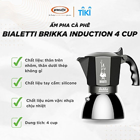 BIALETTI Ấm pha cà phê BRIKKA INDUCTION