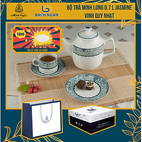 Mua Bộ Ấm Trà 0.7L - Jasmine - Vinh Quy Nhạt - Gốm sứ cao cấp Minh Long I