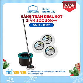 Bộ Cây Lau Nhà Lock&Lock BLU-GRY-VN-MOP HPP345S2