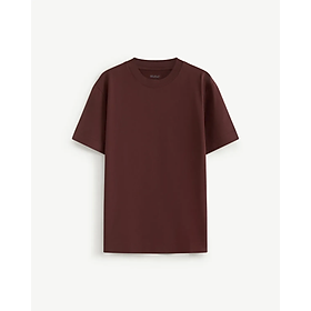 Áo Thun Nam Tay Ngắn Cotton Nhãn Trang Trí Cổ Tròn - ROUTINE 10F25TSS021