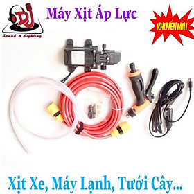 Mua Combo Máy bơm mini rửa xe  rửa máy lạnh  xịt sân vườn  tưới cây vườn lan