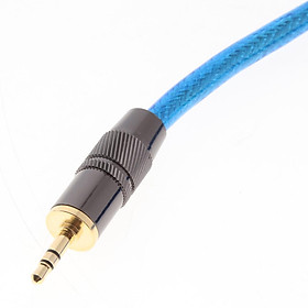 3.5mm 1/8inch Mono Plug to Dual XLR Male Audio Convertor Adapter Cable, for