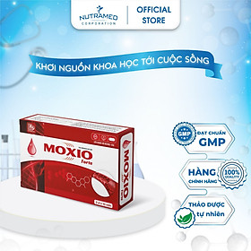 Viên uống Moxio Forte bổ máu, tăng cướng sức đề kháng, ngăn ngừa nám da (Hộp 3 vỉ x 10v)