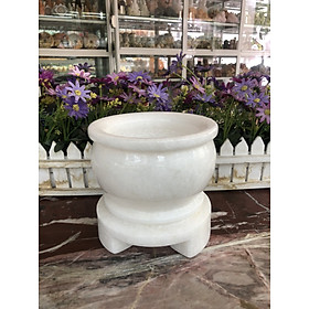 Mua Lư hương  bát hương  bát nhang thờ cúng đặt bàn thờ đá cẩm thạch trắng