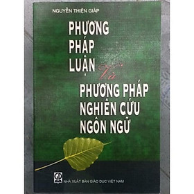 Hình ảnh Sách - Phương pháp luận và phương pháp nghiên cứu ngôn ngữ