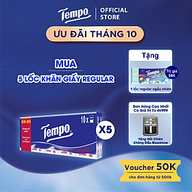Khăn Giấy Bỏ Túi Tempo Regular 10 Gói Bền Dai Thương Hiệu Đức