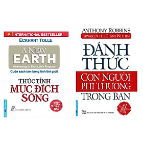 Combo Kĩ Năng Sống Thay Đổi Bản Thân Tốt : Thức Tỉnh Mục Đích Sống + Đánh Thức Con Người Phi Thường Trong Bạn (Tặng Kèm Bookmark Happy Life)