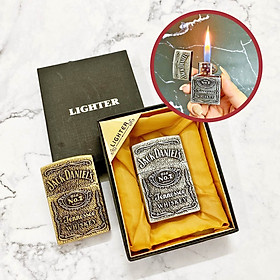 Mua Hộp quẹt bật lửa gas đá khắc nổi mẫu Whiskey - (xài gas)