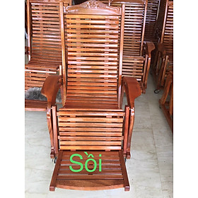 Ghế thư giản - ghế lười gỗ sồi