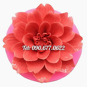 Mua Khuôn silicone làm rau câu hoa cúc 3 tầng đại đóa loại 11 cm - Mã số 1384