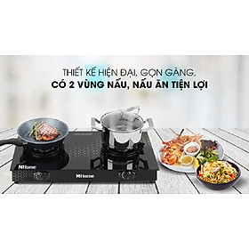 Mua Bếp gas đôi hồng ngoại siêu tiết kiệm ga MHome - Hàng chính hãng