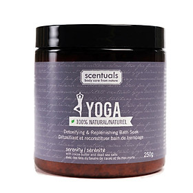 Muối Tắm Ngâm Giải Độc Yoga Serenity Detoxifying & Replenishing Bath Soak Scentuals (250g)