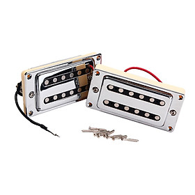 Neck & Bridge Electric Guitar Double Coils Pickups Set String Instrumen Accessory