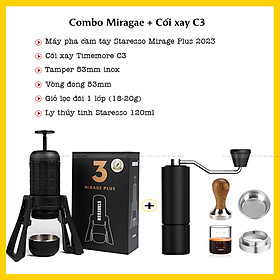 Mua Combo máy pha cà phê Staresso Mirage Plus 2023 và cối xay cà phê Timemore C3 / C3ESP