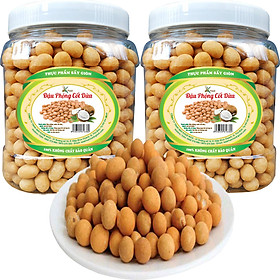 1Kg 2 Hũ Đậu Phộng Da Cá Nước Cốt Dừa Hiệu SK FOOD