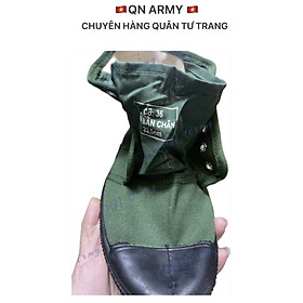 Giày vải cao cổ kiểu giày bộ đội hàng chuẩn đế cao su