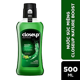 Nước súc miệng CloseUp Nature Boost 500ml