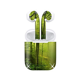 Mua Miếng dán skin chống bẩn cho tai nghe AirPods in hình thiết kế - atk392 (bản không dây 1 và 2)