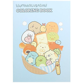 Sổ Tô Màu Sumikko Gurashi - Magic Channel Ver.3 - Màu Xanh