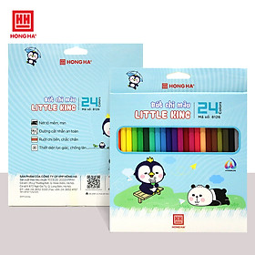 Bút chì màu Hồng Hà Little King 24 màu - 8126