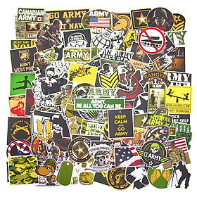 Set 100 Sticker - Army