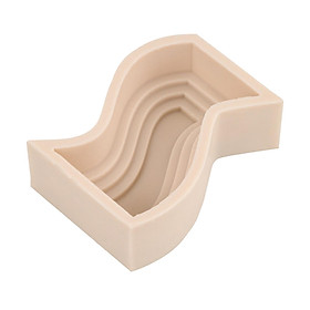 Candle Molds Silicone Soap Mold for DIY Epoxy Resin Casting 10.5x9.2x3CM