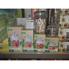 hũ đựng gia vị thủy tinh kèm có gioăng cao su chống ẩm