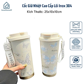 Mua Cốc Đựng Nước Giữ Nhiệt Cafe Lõi Inox 304  Thiết Kế Sang Trọng  Có Ống Hút - HÀNG CHÍNH HÃNG MINIIN