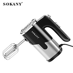 Máy đánh trứng cầm tay SOKANY 800W có 5 tốc độ điều chỉnh chuyên dụng SK-6621- Hàng chính hãng