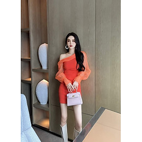 ĐẦM BODY PHỐI TAY LƯỚI CÓ MÚT CỰC SEXSY VÀ SIÊU QUYẾN RŨ