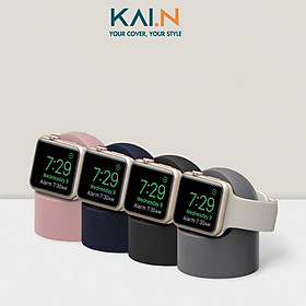 Giá Đỡ Dock Kai.N Silicone Stand Dành Cho Apple Watch Ultra / Apple Watch Series 1-8/SE/SE 2022 - Hàng Chính Hãng
