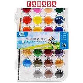 Bộ 28 Màu Nước Dạng Khô - Truecolor ZCW-0507C