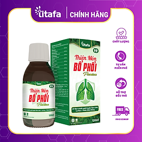 Thiên Môn Bổ Phổi Premium (chai 120ml) - Giúp bổ phổi, giảm ho, giảm đờm, giảm đau rát họng, khản tiếng do viêm họng, viêm phế quản