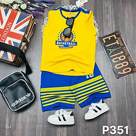 SÉT BỘ THUN THỂ THAO BÉ TRAI BASKETBALL