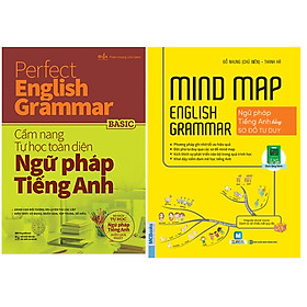 Combo Mindmap English Grammar - Ngữ Pháp Tiếng Anh Bằng Sơ Đồ Tư Duy+Perfect English Grammar - Cẩm Nang Tự Học Toàn Diện Ngữ Pháp Tiếng Anh - Basic
