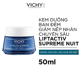 Kem Dưỡng Giúp Chống Nhăn Và Làm Săn Chắc Da Ban Đêm Vichy LiftActiv Night Cream 50ml