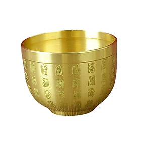 Brass Feng Shui Bowl Home Office Decoration Figurine for Wealth Success