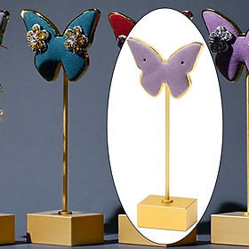 Elegant Butterfly Shape Earrings Stand Holder Jewelry Display Shelf Showcase Organizer