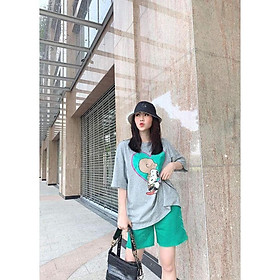  Đồ Bộ Đùi Cực Xinh, Hàng Bao Đạp, Chất Thun Cotton 100%, Size 45kg đến 80kg vừa, PD100