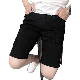 QUẦN SHORT JEAN NAM WASH RÁCH CAO CẤP