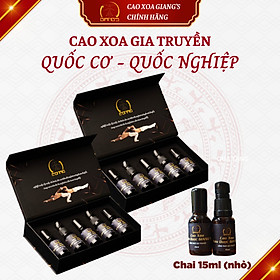 Set quà tặng cao xoa bóp thảo dược giang's, dầu xoa bóp gia truyền quốc cơ quốc nghiệp