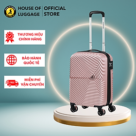 Vali kéo Kami 360∞ KAMILIANT - MỸ: Hệ thống 4 bánh xe đôi xoay 360° với nút chặn Khóa kéo chống trộm 