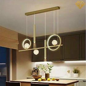 Đèn thả  bàn ăn phong cách Bắc Âu 3 chế độ ánh sáng kiểu dáng hiện đại, Đèn decor, đèn trang trí DVLL